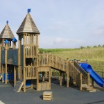 Wood playground wooden play structures
