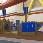 Wood playground wooden play structures