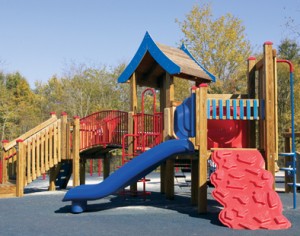 play wood playground structures and themes wooden sliding board